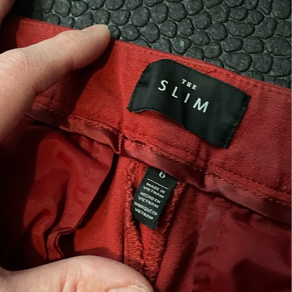 White House‎ black market red the slim pants size 6 - Picture 3 of 8